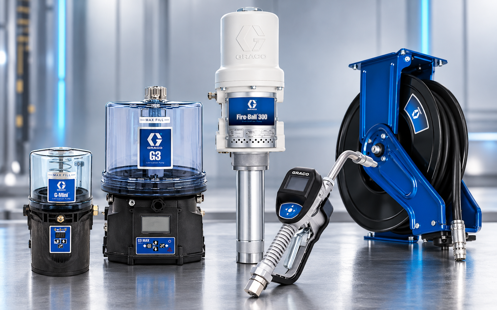 Sistemas Graco para lubricación automática y manejo de fluidos