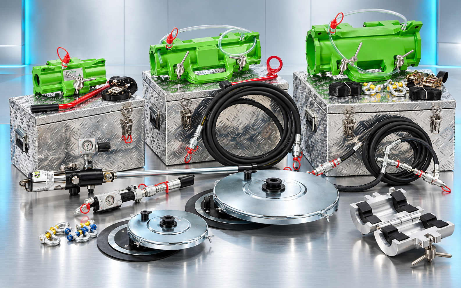 Equipos Viper para lubricación de cables de acero